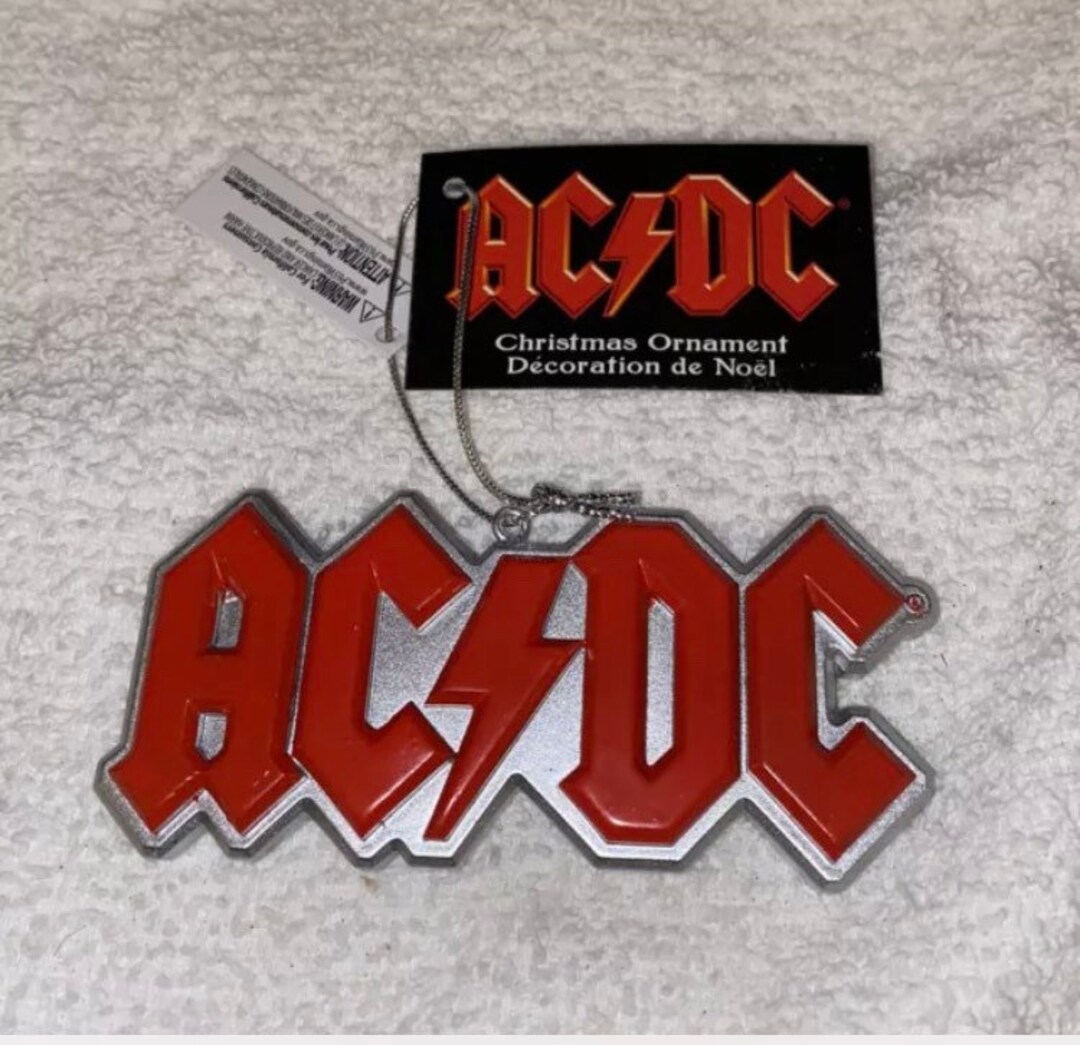 AC/DC Logo Christmas Ornament - Etsy