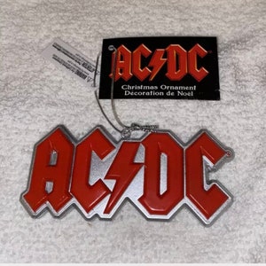 AC/DC Logo Christmas Ornament