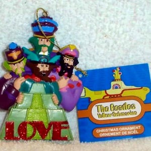 The Beatles Sgt Pepper Love Christmas Ornament New with Tags