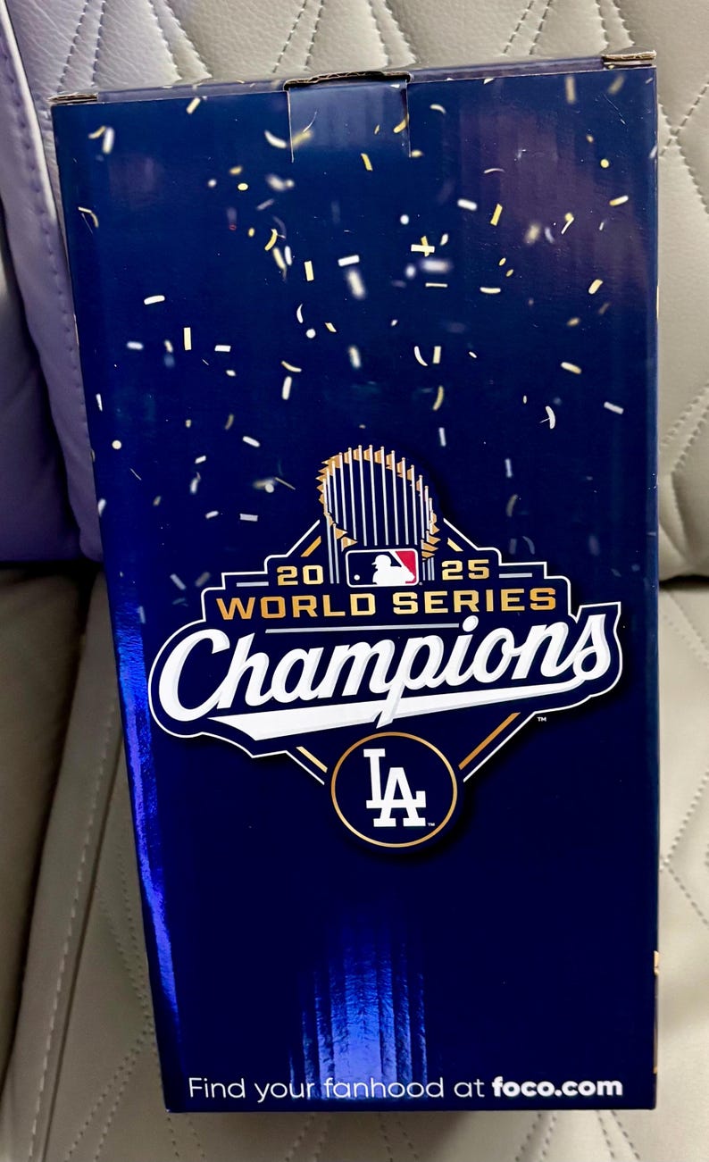 Freddie Freeman 2025 WS Trophy 8 Inch Bobblehead LA Dodgers Los Angeles ...
