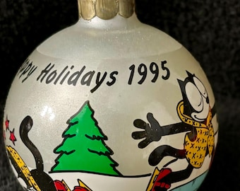Rare Felix The Cat 1995 Christmas Ornament