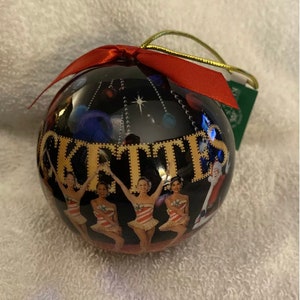 Radio City Music Hall Christmas Spectacular The Rockettes Decoupage Christmas Ornament Ball #2