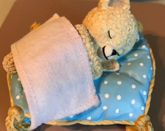 Hamilton Collection Sweet Dreams Snuggle Bear Figurine