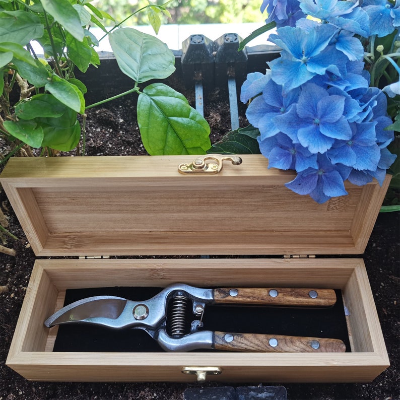 Professionele Bypass-snoeischaar, zware en scherpe schaar, tuinschaar, beste tuinieren gepersonaliseerd cadeau Pruning +Gift Box