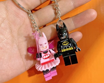 3D-Fee-Bat-Man-Figur-Charakter-Schlüsselanhänger, Superhelden-Figur-Schlüsselanhänger, personalisiertes Rucksack-Zubehör, Schlüsselanhänger-Zubehör, Geschenke für Ihn