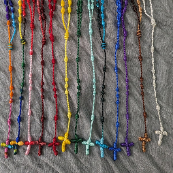 Knotted Rosary: Solid-color