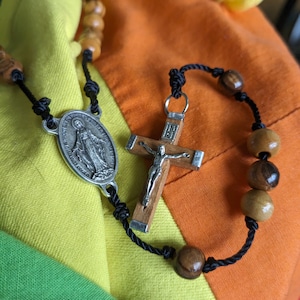 Rosary - Handmade with Olive Wood from the Holy Land