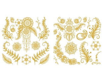 Hokus Pokus; Metallic Gold Foils – Namaste – 2 Sheets