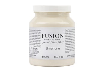Limestone Fusion Mineral Paint; Light Tan color that reflecting natural beauty of limestone DIY Decor Paint, Furniture Paint, Antique White