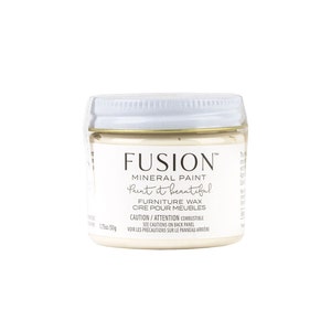Fusion Mineral Paint Furniture Wax - Liming Wax, Ageing Wax, Clear Wax, Espresso Wax, Lavender Wax, Black Wax; Final Protection 50 g/1.75 oz