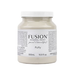 Vernice minerale Putty Fusion; una bellissima vernice decorativa neutra fai da te, vernice per mobili, vernice antica, vernice per decorazioni per la casa per decorazioni fatte a mano