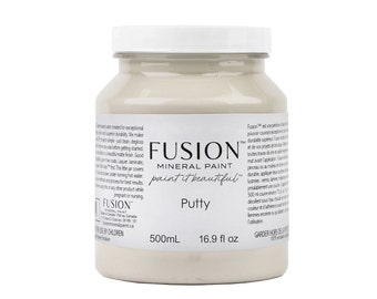 Putty Fusion  Mineral Paint; A Beautiful Neutral DIY Decor Paint, Furniture Paint, Antique, Home Decor paint for Handmade Decor