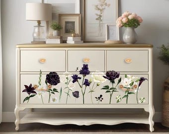 Transfert décoratif Hokus Pokus - Jardin de minuit | Frotter sur le transfert de meubles