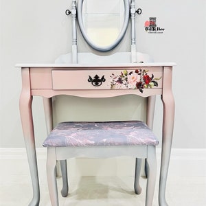 Uozonit Kit de Maquillage pour en Bois | Imaginative Girl Vanity Set avec  Miroir - Ensemble de vanité pour Fille avec Miroir, vanité pour, Jeu de