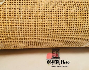 18” Width Radio Fine Straight Weave Rattan Cane Webbing For Furniture and DIY Craft Projects; Caning Supply Canada