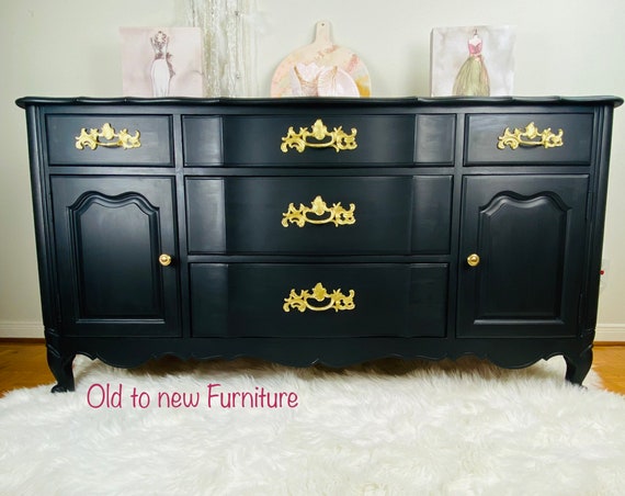 Black credenza sideboard buffet online