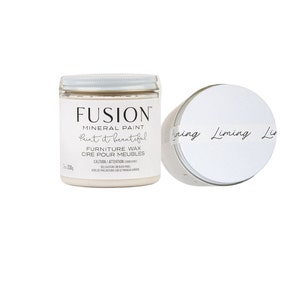 Fusion Mineral Paint Furniture Wax - Liming Wax, Ageing Wax, Clear Wax, Espresso Wax, Lavender Wax, Black Wax; Final Protection 200 g/ 7 oz