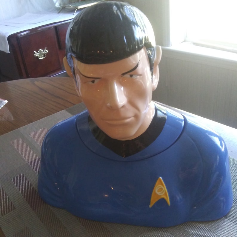 star trek spock cookie jar