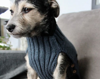 Dog sweater (Adjustable) XS/S/M/L |Warm Knitted sweater | Cozy dog sweater | Winter dog sweater