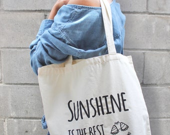 Sunshine is The Best Medicine - Stylish tote bag