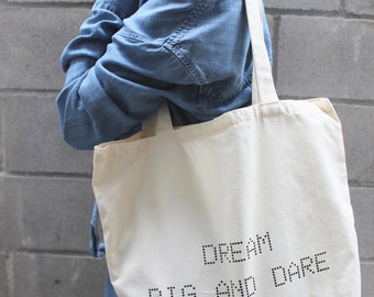 Dream Big and Dare to Fail - Stylish tote bag
