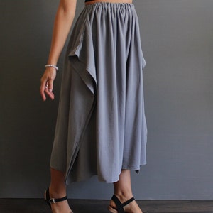 High-Rise Wide Leg Pants| Harem Pants| Genie Pants Aladdin Pants| Tribal Pants| Elastic Waist| Boho Pants| | Gender-free| Vegan