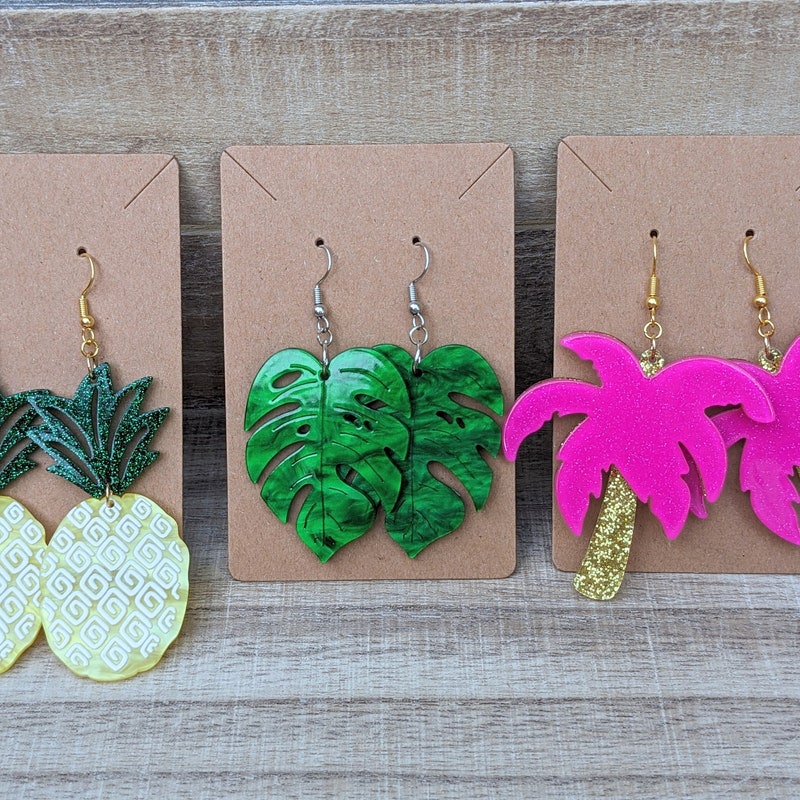 Tropical Rainbow Earrings
