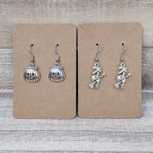 Halloween Earrings. Witch Earrings. Jack-o&#39;-lantern Earrings. Halloween Witch Earrings. Halloween Jack-o&#39;-lantern Earrings