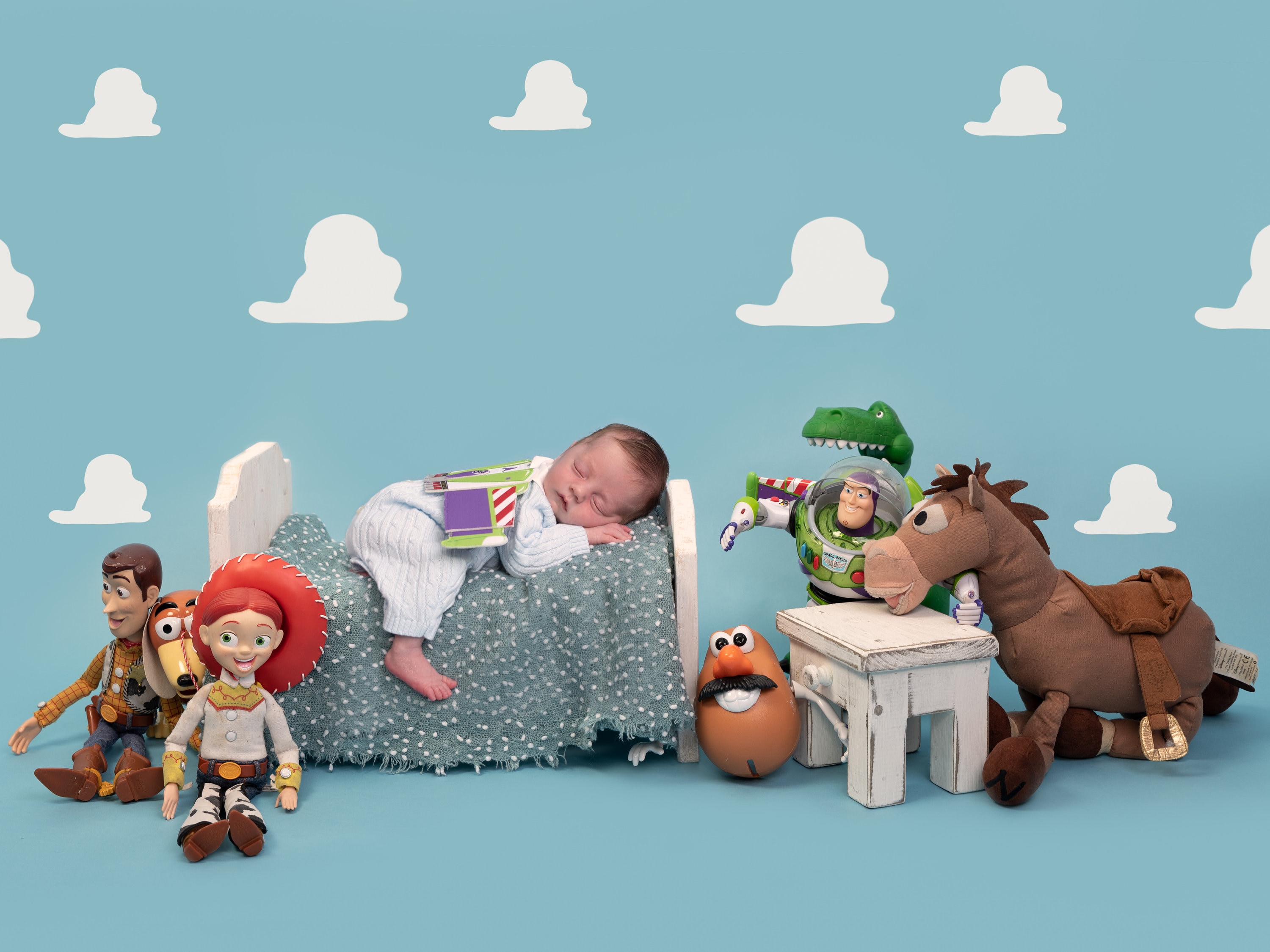 Newborn Digital Background Toy Story Andys Bedroom Scene Backdrop Etsy