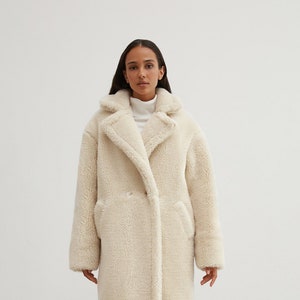 Beige bear coat online
