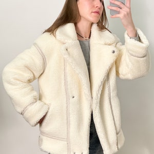 Teddy bear coat, Faux fur coat, Faux fur jacket, Teddy Wool Coat, Winter Teddy Coat, camel Coat, short coat, milky coat