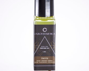 Thoth Fragrance Roll-on Perfume Oil with Tigers Eye