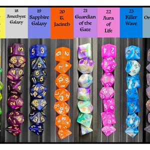 D20 Necklaceeasily removed for useincludes entire 7pc dice set and pocket dice tray. RPG gift, image 7