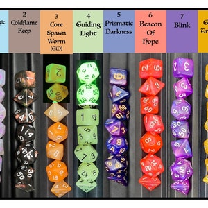 D20 Necklaceeasily removed for useincludes entire 7pc dice set and pocket dice tray. RPG gift, image 4