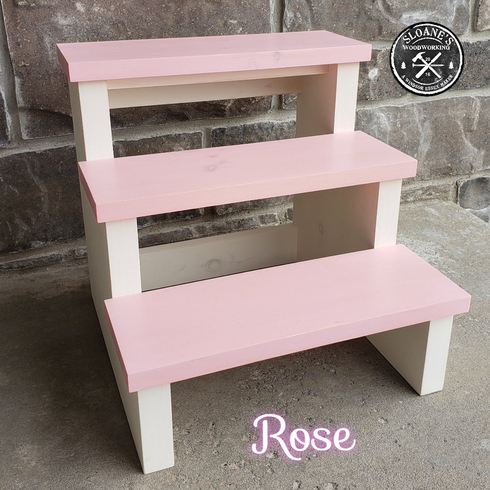 Rustic Wood Step Stool Wood Step Stool Canada Step Stool Etsy