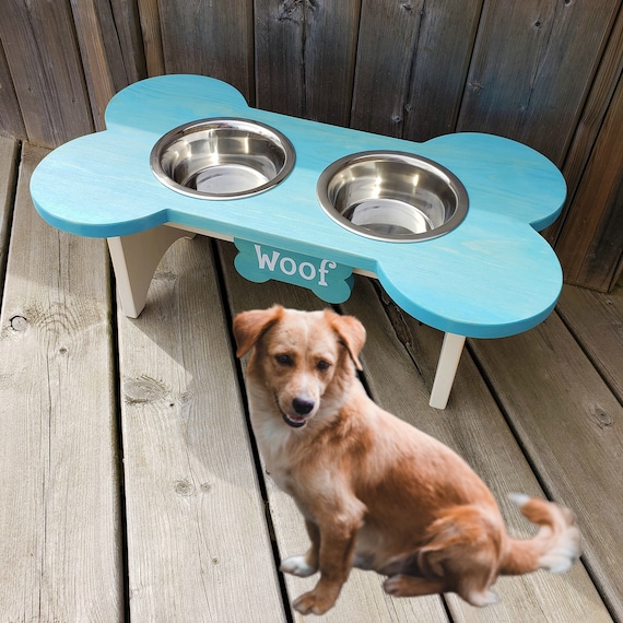 small dog feeding station