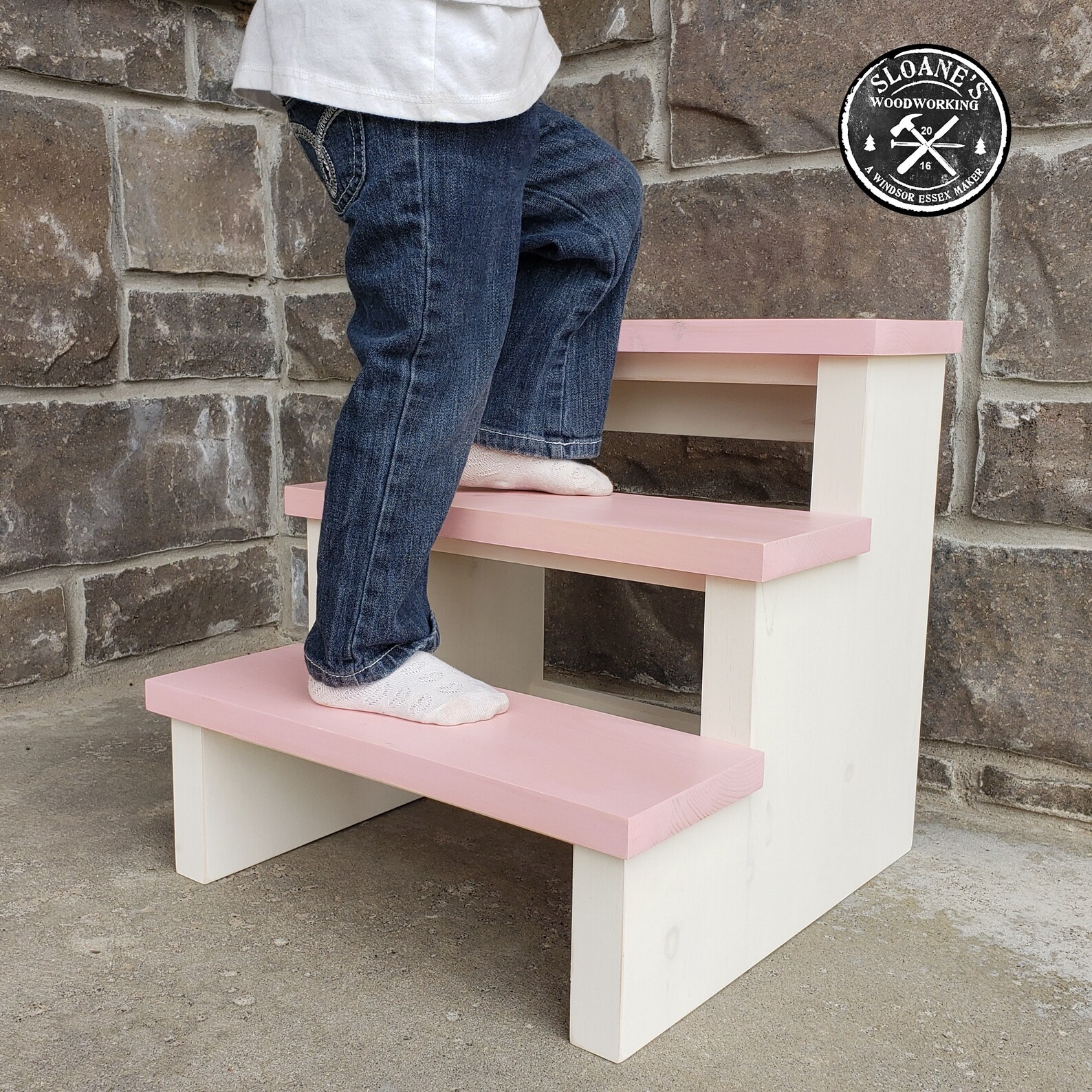 Rustic Wood Step Stool Wood Step Stool Canada Step Stool Etsy