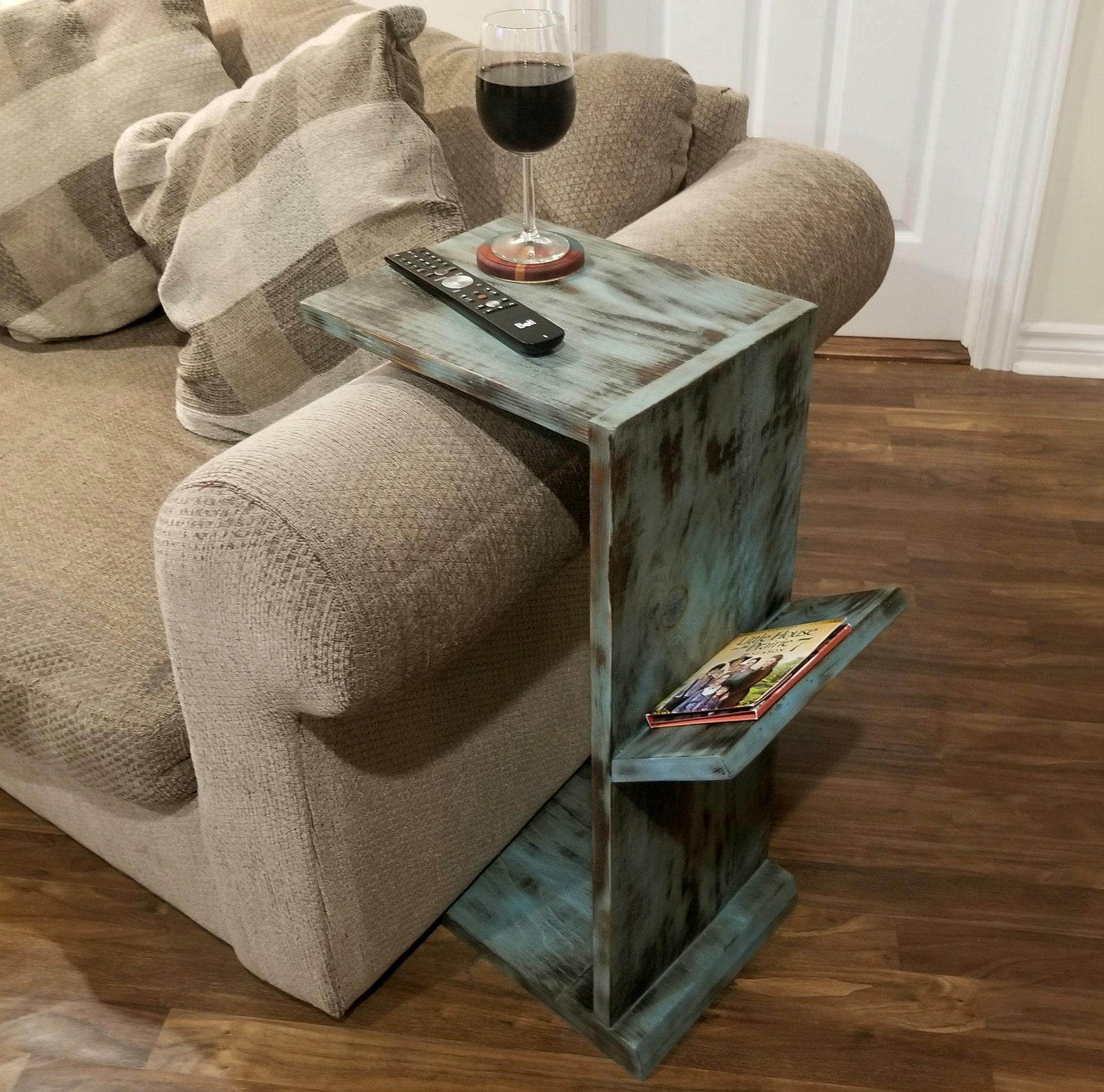 Wood Arm Rest Tray Chair Arm Rest Table Couch Side Table Etsy