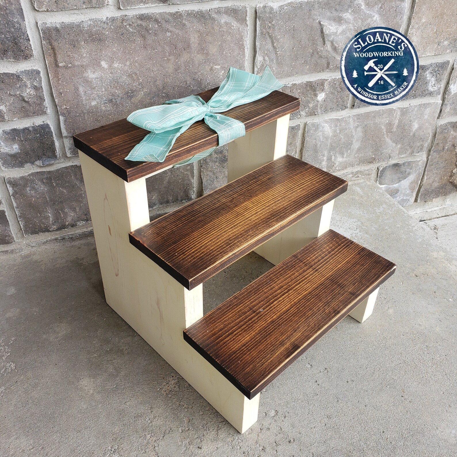 Rustic Wood Step Stool Wood Step Stool Canada Step Stool Etsy