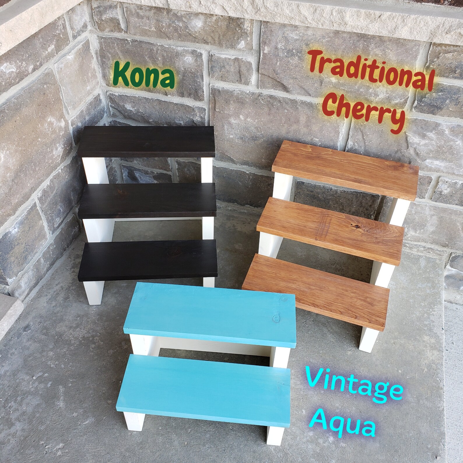 Rustic Wood Step Stool Wood Step Stool Canada Step Stool Etsy