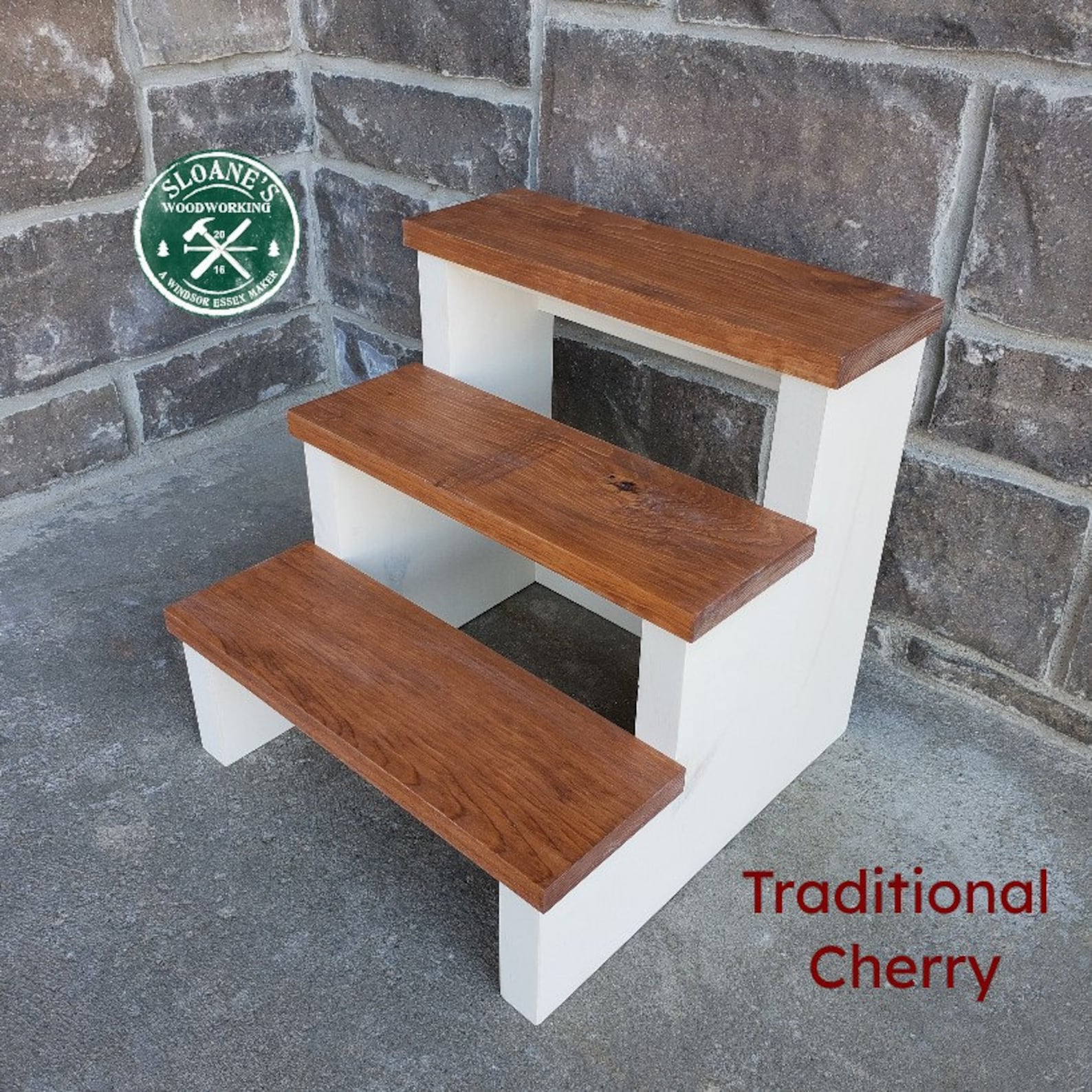 Rustic Wood Step Stool Wood Step Stool Farmhouse Step Stool Etsy Canada