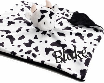 PERSONALISED super soft feel embroidered COW comforter new design 2023