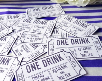 Free Printable 1 Drink Ticket Uk