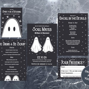 Soul Mates Hochzeitseinladungs-Set DIGITALE DATEI