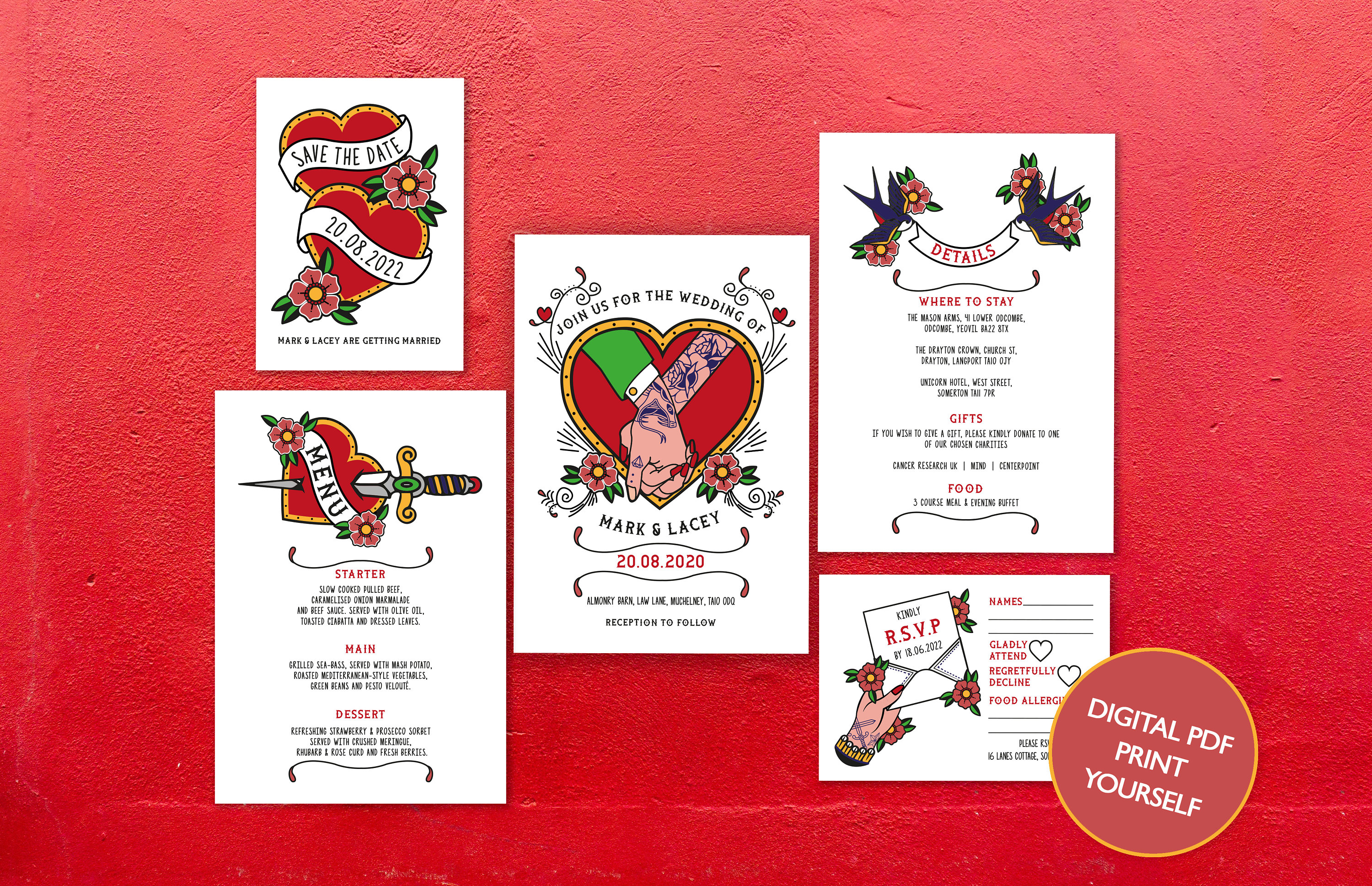 Tattoo Invitation - Etsy