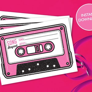 DIGITALE DATEI Kassette Hochzeit Song Wunsch Karte Sofort Download