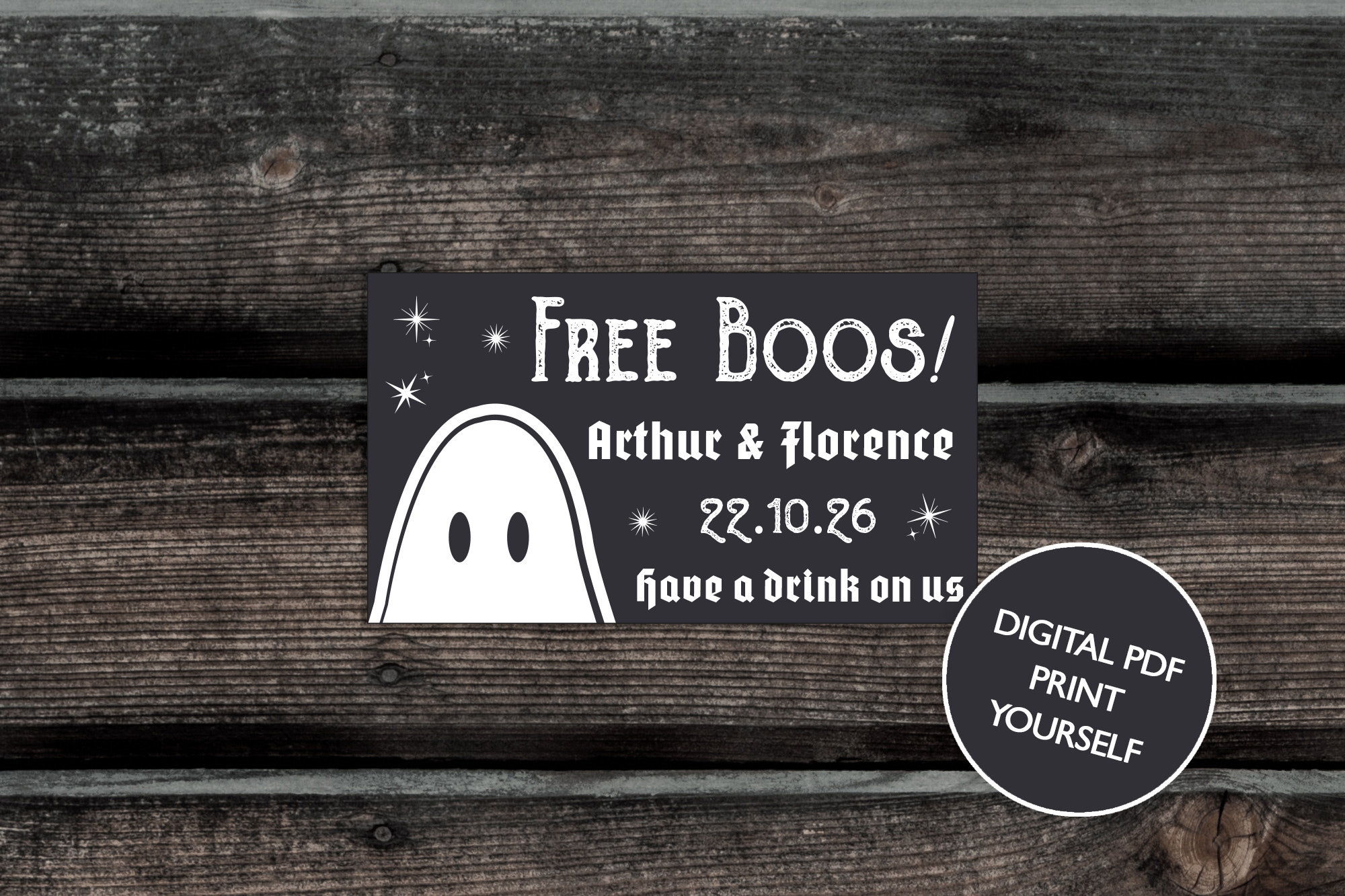 Free Drink Ticket Roll