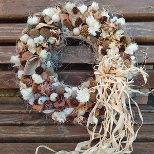 Everyday wreath All season wreath Natural wreath Rustic wreath Gift Fall Farmhouse Decor Winter Fall Decor