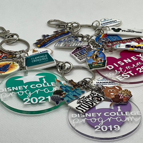Disney College Program/ Cast Member Custom Keychains