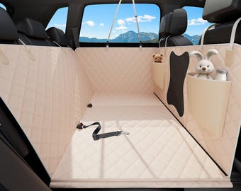 Bark Lover waterdichte hondenautohangmat: achterbankverlenging met harde bodem